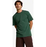 DOMYOS Pánské fitness tričko s krátkým rukávem a kulatým výstřihem 3XL ZELENÁ