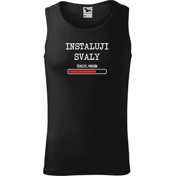 Pánské tílko Pánské tílko Instaluji svaly, čekejte prosím