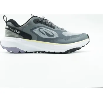 Dámská sportovní obuv KALENJI Dámské boty na silniční a trailový běh JF190 Grip 37 BÍLÁ|ČERNÁ|ŠEDÁ