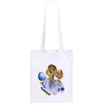 Látková taška Jsem máma - chlapeček a holka