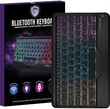 Pouzdro na tablet RGB Bluetooth klávesnice s podsvícením pro tablet Xiaomi Pad 6S Pro 12.4" 2024