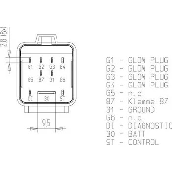 Zapalovací a žhavicí svíčka Řídicí jednotka, doba žhavení MAHLE MHG 78