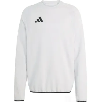 Pánská mikina Mikina ADIDAS TIRO TRAVEL CREW, barva KD3323 team light šedá - černá, velikost 3XL