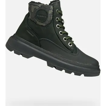 Chlapecká obuv Geox Chlapecké Černá chlapecká kotníková obuv Geox Kiddartah WPF Černá 32 (2942316)