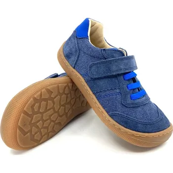 Chlapecké polobotky Barefoot boty Koel - Dylan Cotton 3.0 Blue 26, Vnitřní délka boty: 17,4 cm, Vnitřní šířka boty: 6,9 cm