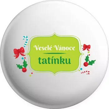 Placka Veselé Vánoce, tatínku