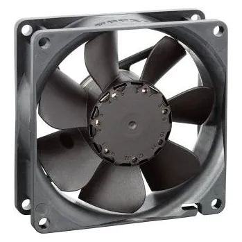 Průmyslový ventilátor Axiální ventilátor DC 80 x 80 x 25mm 74m³/h 2.8W 12 V DC řada 8400N