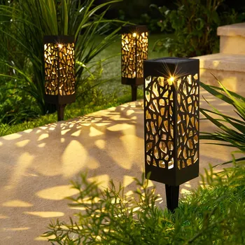 Venkovní osvětlení Die moderne Hausfrau Solární zahradní zápich Ornament, 3 ks 494684