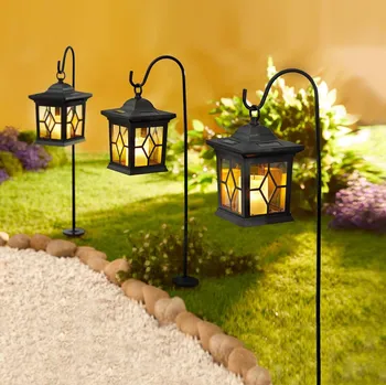 kempingová lampa Die moderne Hausfrau Solární zahradní světlo Lucerna 492952