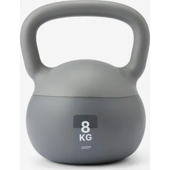 DOMYOS Home Kettlebell 8 kg 8kg KAŠTANOVÁ|ŠEDÁ