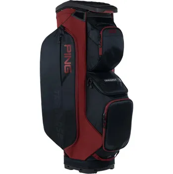 Golfový bag Ping bag cart Traverse 244 - černo červený