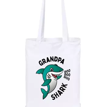 Látková taška Grandpa Shark