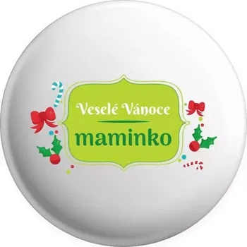 Placka Veselé Vánoce, maminko