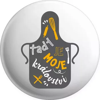 Placka Tady je moje království - zástěra