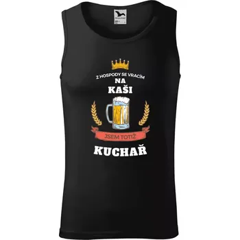Pánské tílko Pánské tílko Z hospody se vracím - Kuchař