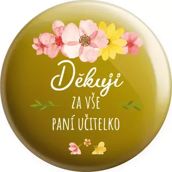 Placka Děkuji za vše, paní učitelko