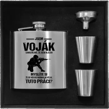 Placatka Placatka v krabičce Samozřejmě, že jsem blázen - voják