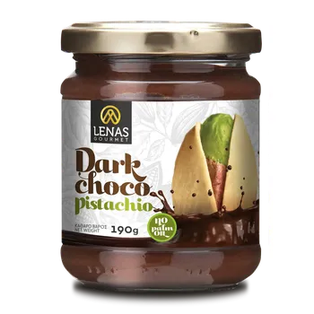 Pomazánka z pistácií s hořkou čokoládou 190g LENAS GOURMET