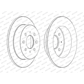 Brzdový kotouč Brzdový kotouč FERODO DDF1358C