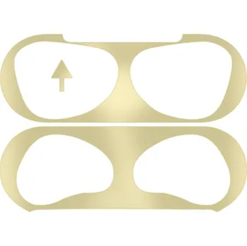 Pouzdro na mobilní telefon Ochranná samolepka proti prachu do nabíjecího pouzdra pro AirPods 3 - zlatá