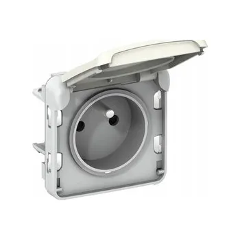 Elektrická zásuvka ZÁSUVKA ZAPUŠTĚNÁ LEGRAND PLEXO55 IP55 BÍLÁ/ECRU 2P+Z PRO RÁMEČEK 69621