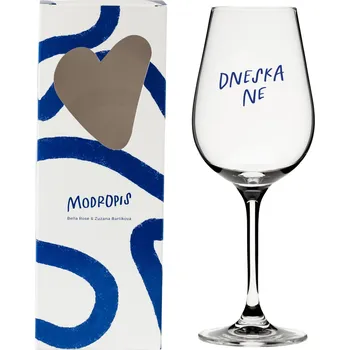 Sklenice Bella Rose Sklenice na víno Dneska ne + krabička
