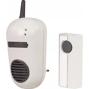 Domovní zvonek Bezdrátový zvonek Zamel s dosahem 100 m a hlasitostí 85 dB