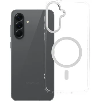 Náhradní kryt pro mobilní telefon Kryt Cover Frame Clear Hybrid Mag Cover with MagSafe Samsung Galaxy A56 Translucent