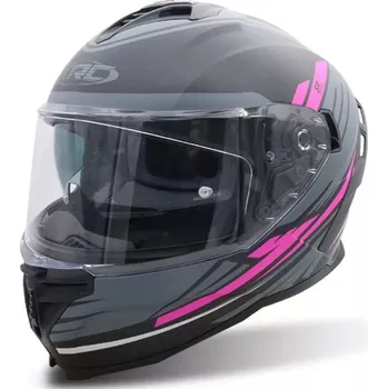 Helma na motorku Helma na motorku Xrc Loomis blk/grey/light grey/pink - S / šedá