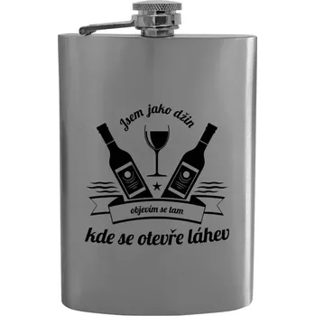 Placatka Placatka Jsem jako džin, objevím se tam, kde se otevře lahev