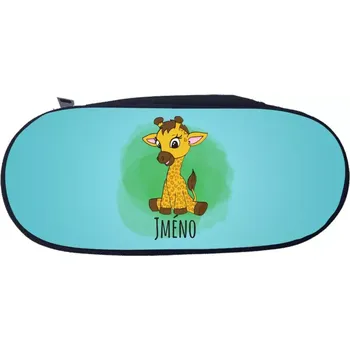 Penál Pouzdro pro děti - Žirafa - černá