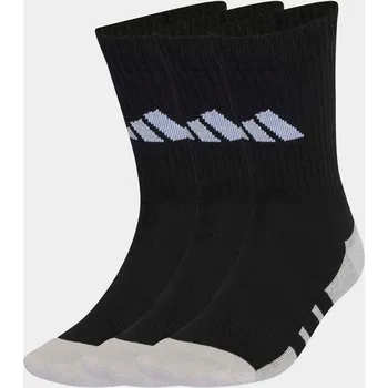 ADIDAS Ponožky na fitness 3 páry 43/45 ČERNÁ|ŠEDÁ