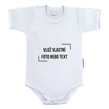 Dětské body s krátkým rukávem s vlastním potiskem