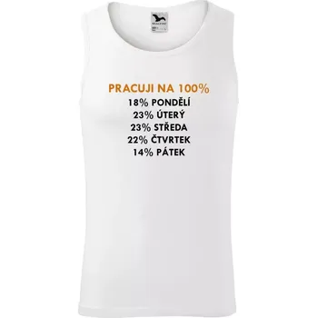 Pánské tílko Pánské tílko Pracuji na 100%