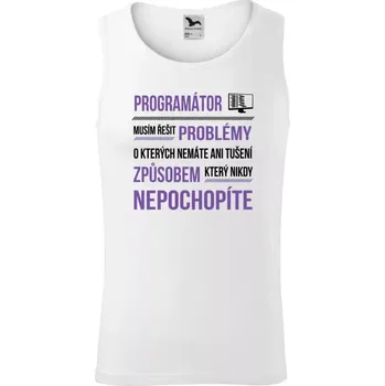 Pánské tílko Pánské tílko Musím řešit problémy - programátor