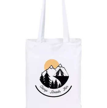 Látková taška Camp roads fun