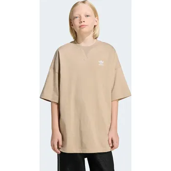 Chlapecké tričko Dětské bavlněné tričko adidas Originals KE0397 béžová 80X, vel. 170