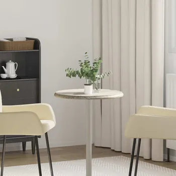 Psací stůl zahrada-XL Stolní deska šedá Ø 50 x 2,5 cm mramor 149194