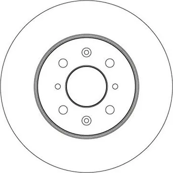 Brzdový kotouč Brzdový kotouč LUCAS DF6036