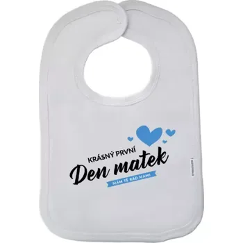 Bryndák Dětský bryndák Krásný první den matek - mám tě rád mami