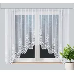 Ola kusová oblouková záclona bílá