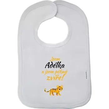 Bryndák Dětský bryndák Jsem jméno a jsem pěkný zvíře! Tygr