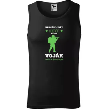 Pánské tílko Pánské tílko Nesnáším být sexy, ale jsem voják