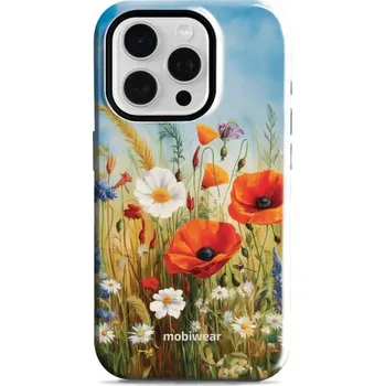 Pouzdro na mobilní telefon Odolný obal Mobiwear Elite Pro - Apple iPhone 15 Pro - EP43E Letní louka - VÝPRODEJ (Odolné pouzdro, obal kryt Mobiwear Elite Pro - maximální ochrana mobilu, zesílené hrany, přesné výřezy, pohodlné držení, odolná grafika, kvalitní materiály)