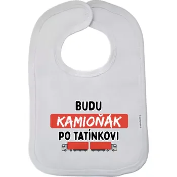 Bryndák Dětský bryndák Budu kamioňák po tatínkovi