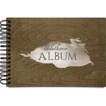 Dřevěné album s kroužkovou vazbou Zajíc se jménem