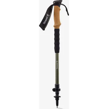 Trekingová hůl SIMOND Treková hůl MT500 s korkovou rukojetí ZELENÁ