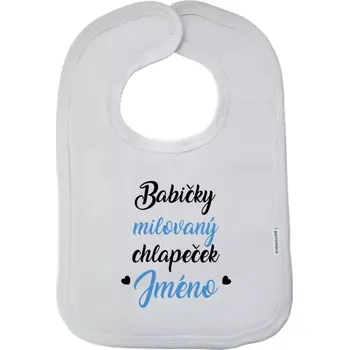 Bryndák Dětský bryndák Babičky milovaný chlapeček se jménem