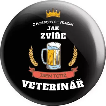 Placka Z hospody se vracím - Veterinář