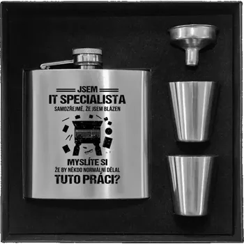 Placatka Placatka v krabičce Samozřejmě, že jsem blázen - IT specialista